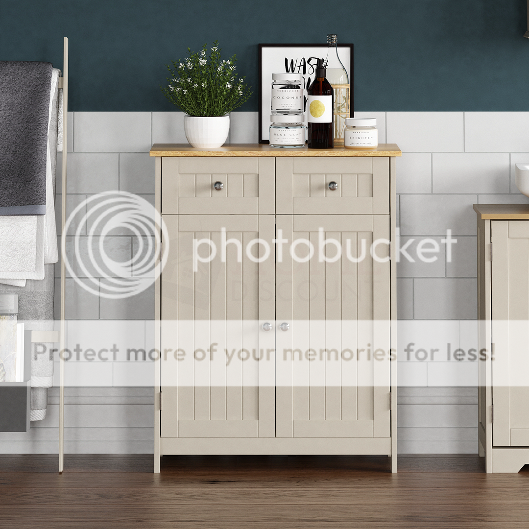 White Bathroom Cupboard Freestanding / The apothecary collection